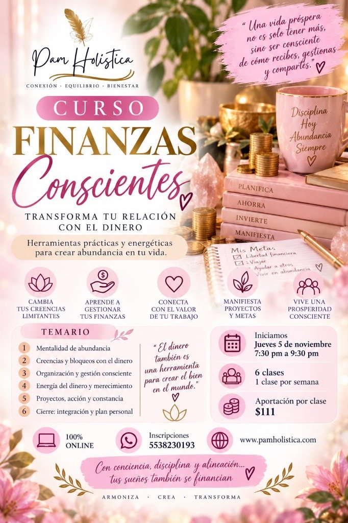 Curso Finanzas Conscientes - Pam Holística
